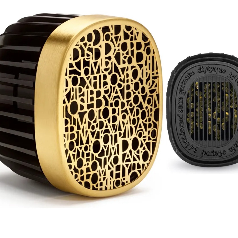 diptyque Black and Gold Decorative Fragrance Diffuser Accessory